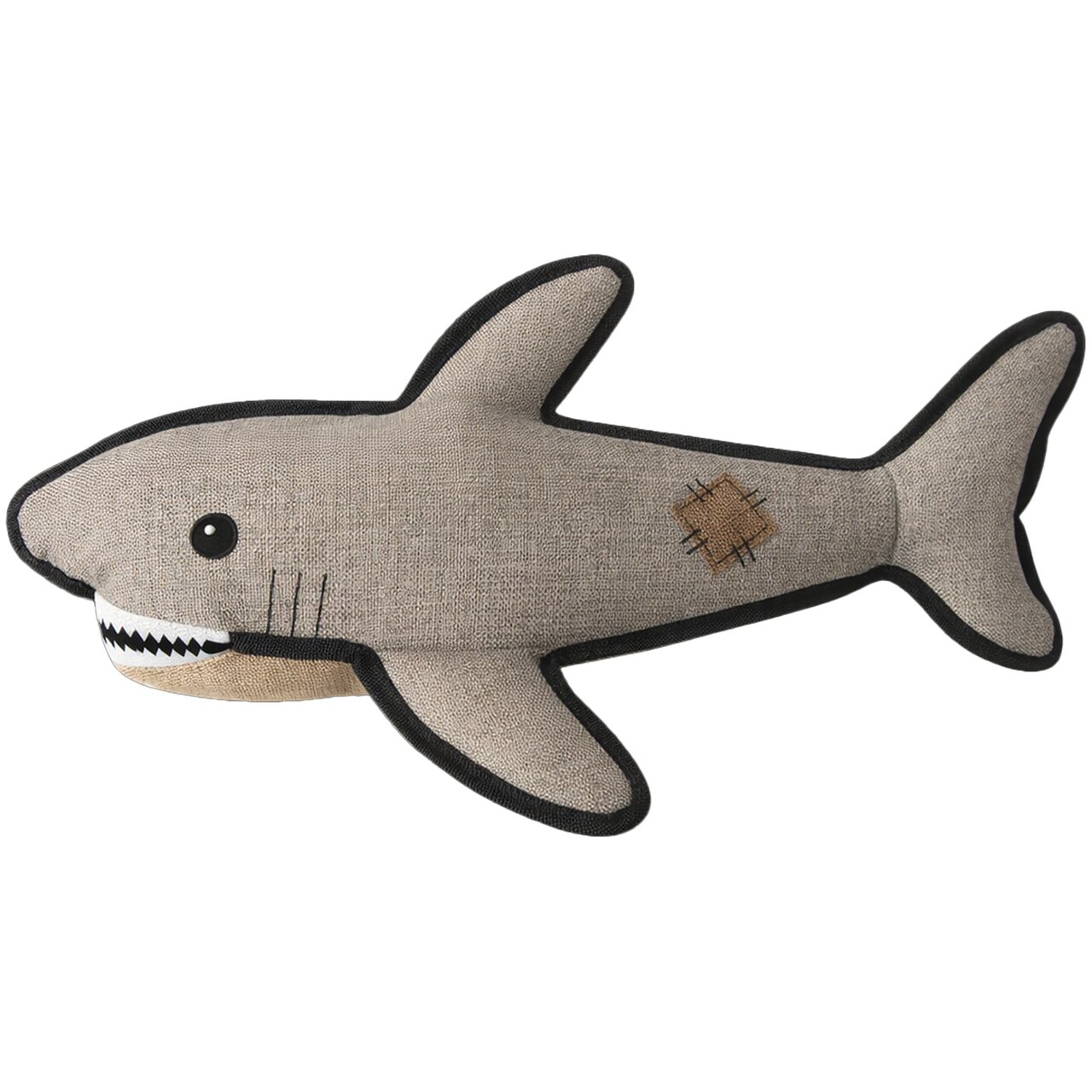 SnugArooz: Saul the Shark - 2-In-1 Plush Dog Toy, Hidden Ball, Squeak-Crinkle, Pet Multi-Sensory Play, 19" Soft Animal Companion, Cuddle-Fetch-Chew
